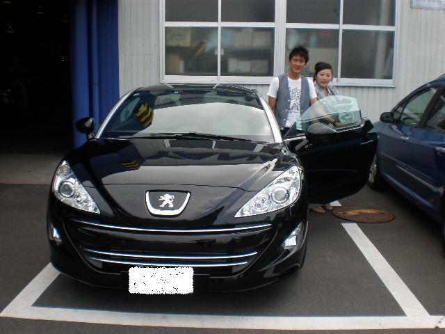 県内初左ハンドルRCZ！