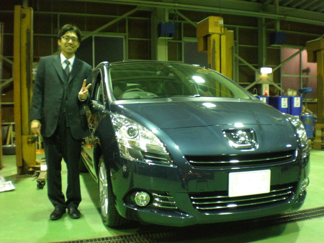 エジプシャンブルー５００８納車！