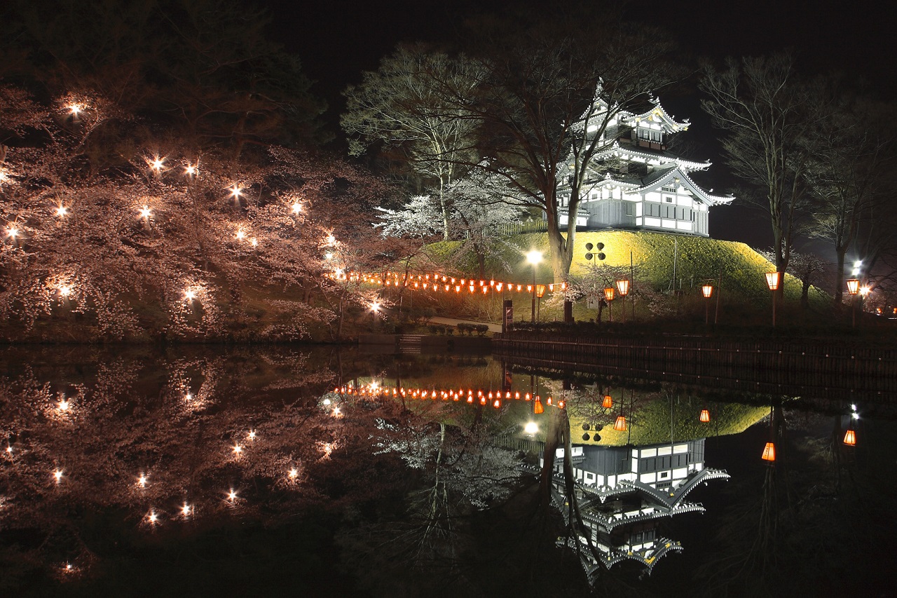 日本三大夜桜～高田城