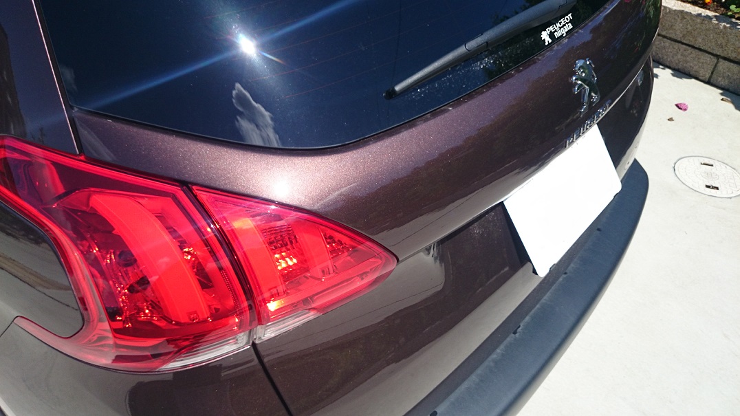 プジョーの在る生活～梅雨も快適、スーパーチタンガラスコート～