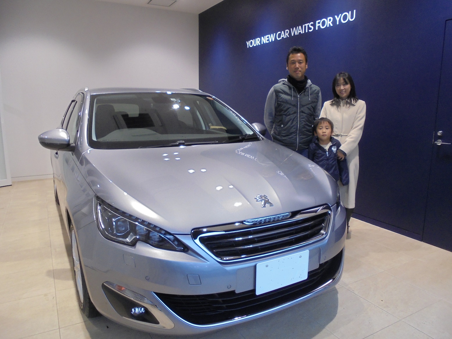 308SW Allure BlueHDiご納車