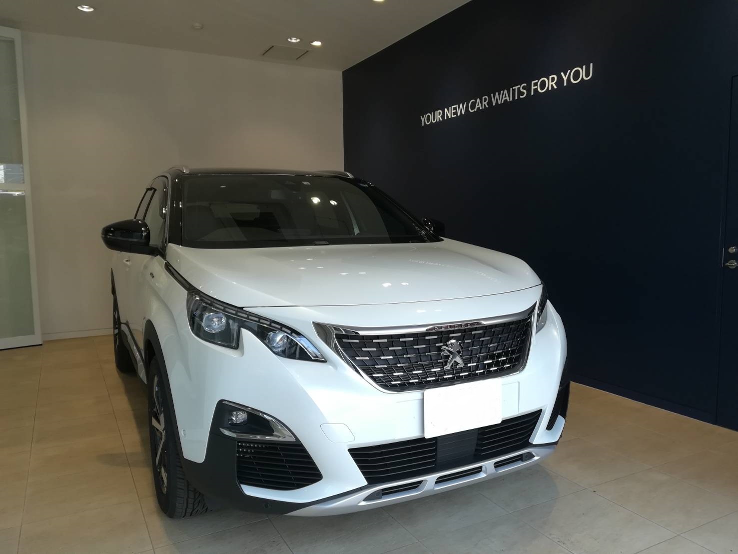 3008 GTLine　パール・ホワイト　ご納車