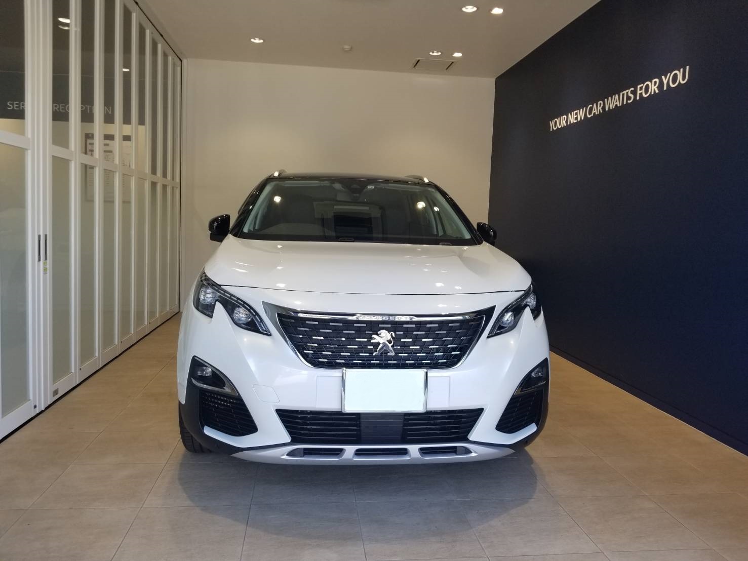 3008　Allure LEDpkg パール・ホワイト ご納車