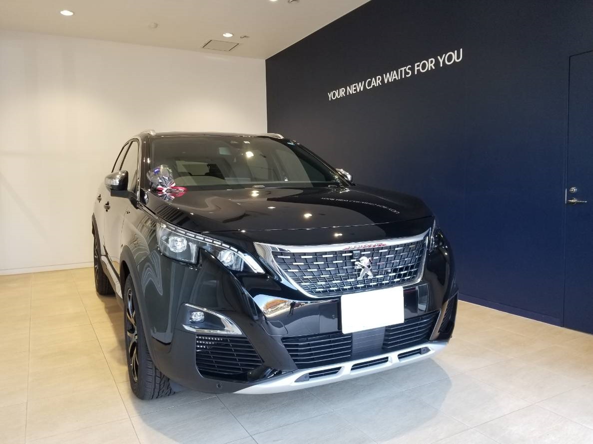 3008 GT BlueHDi FCP ペルラ・ネラ・ブラックご納車