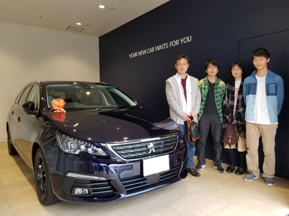 308 SW BlueHDi TECH PACK EDITION ダーク・ブルーご納車