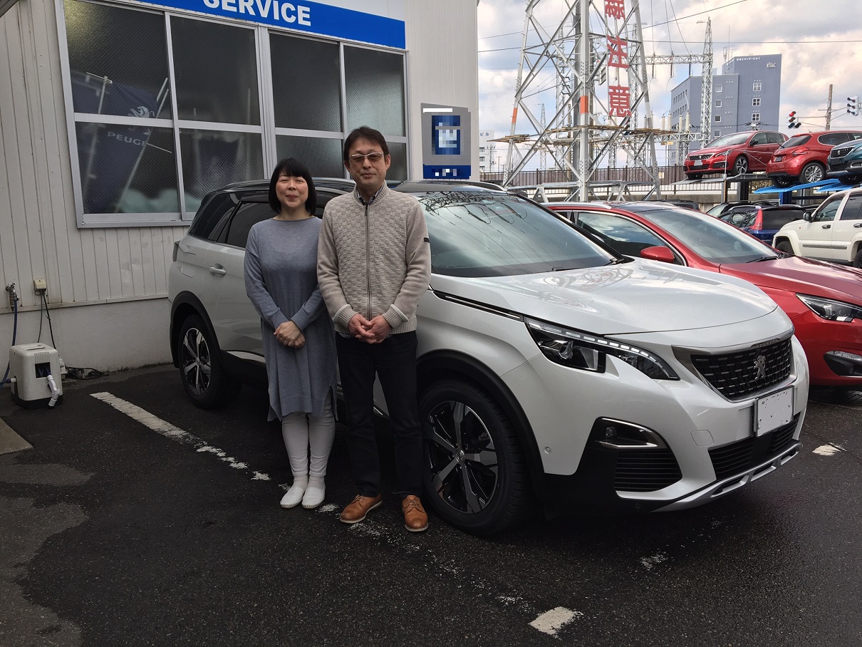 5008 GT BlueHDi FCP レザーご納車