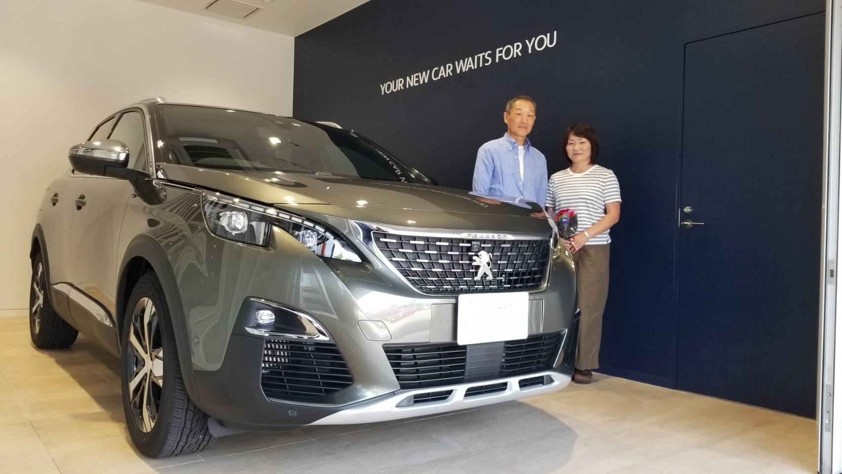 3008 GT BlueHDi FCP アマゾナイト・グレーご納車。