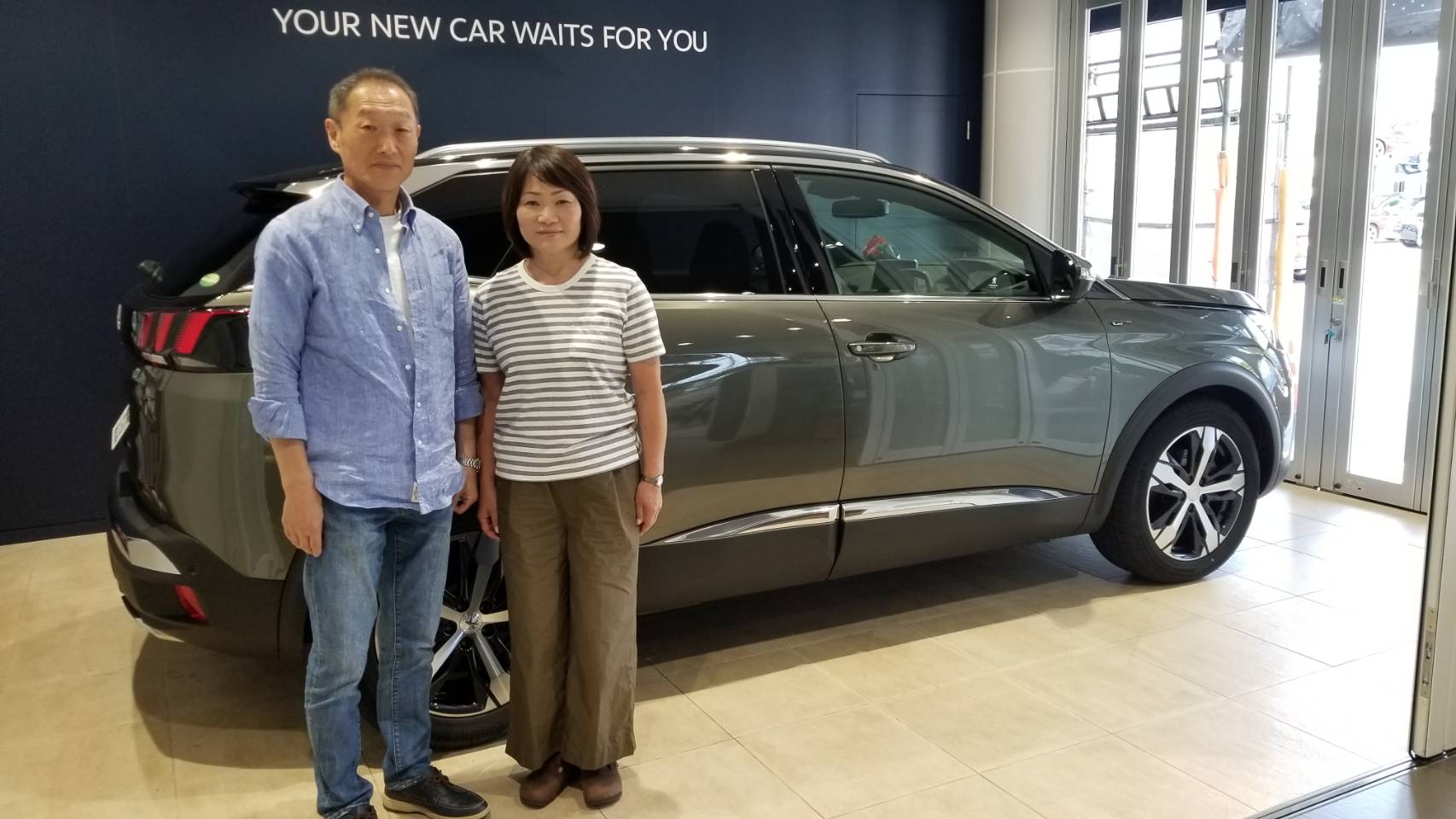 3008 GT BlueHDi FCP アマゾナイト・グレーご納車。