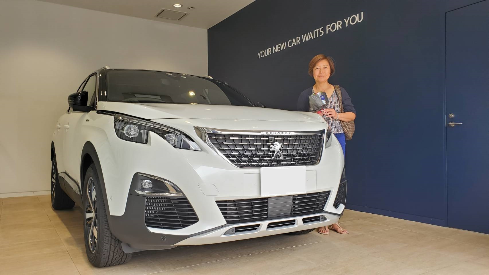 3008 GTLine FCP パール・ホワイトご納車。