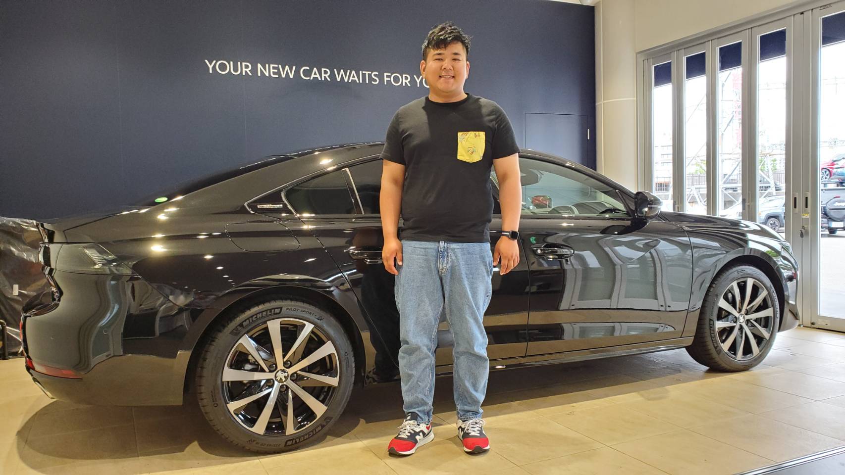 508 GTLine ペルラ・ネラ・ブラックご納車。