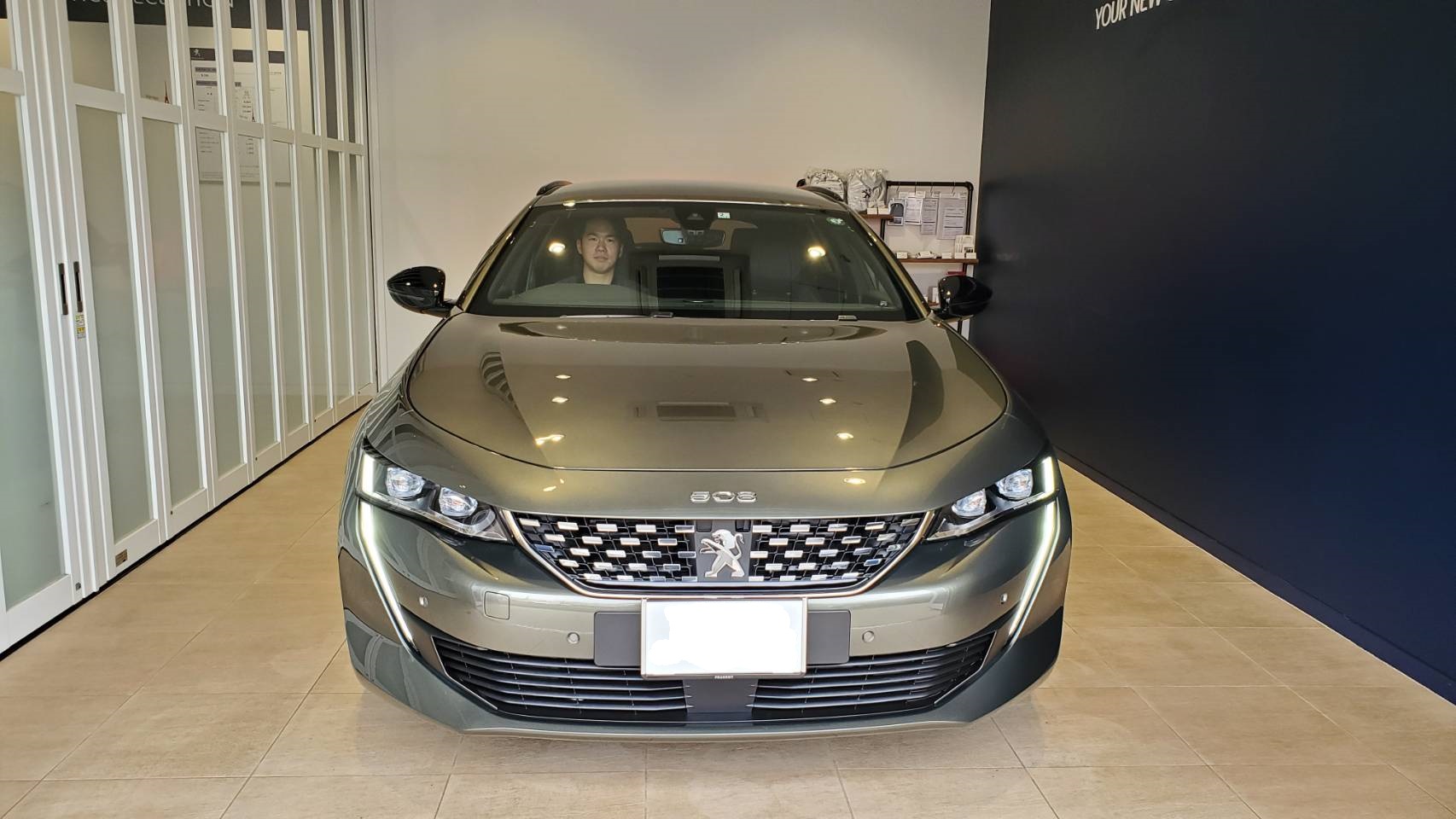 508 SW GT BlueHDi アマゾナイト・グレーご納車。