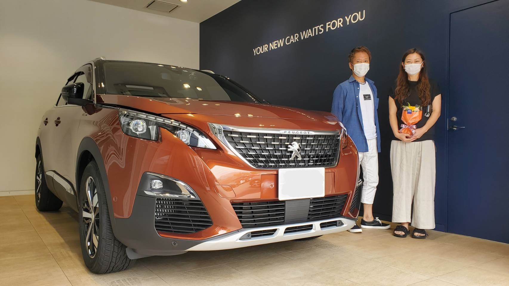 3008 GTLine メタリック・コッパーご納車。
