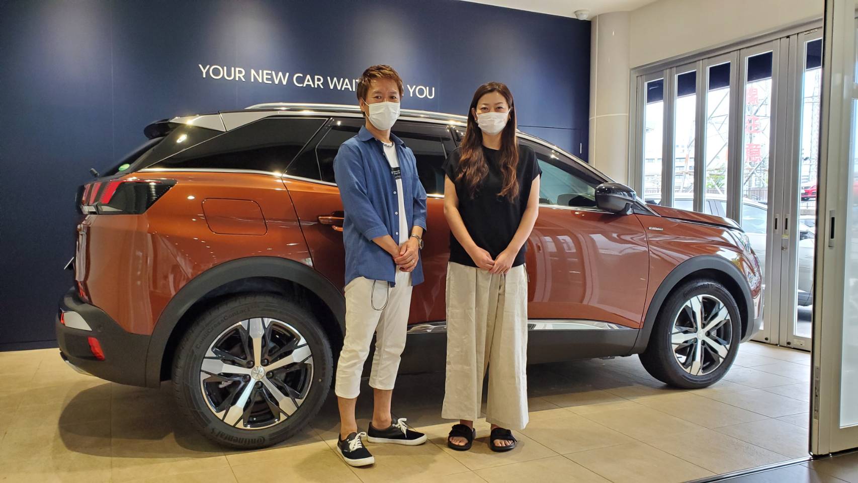 3008 GTLine メタリック・コッパーご納車。