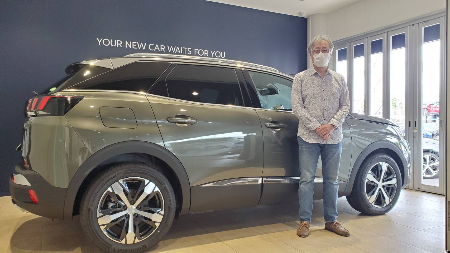 3008 GTLine BlueHDi PSR アマゾナイト・グレーご納車。