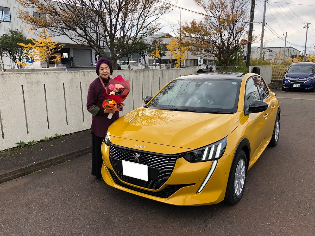 プジョー新潟 - NEW 208 GT Line ファロ・イエローご納車