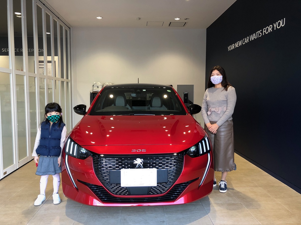 NEW 208 GT Line エリクサー・レッドご納車