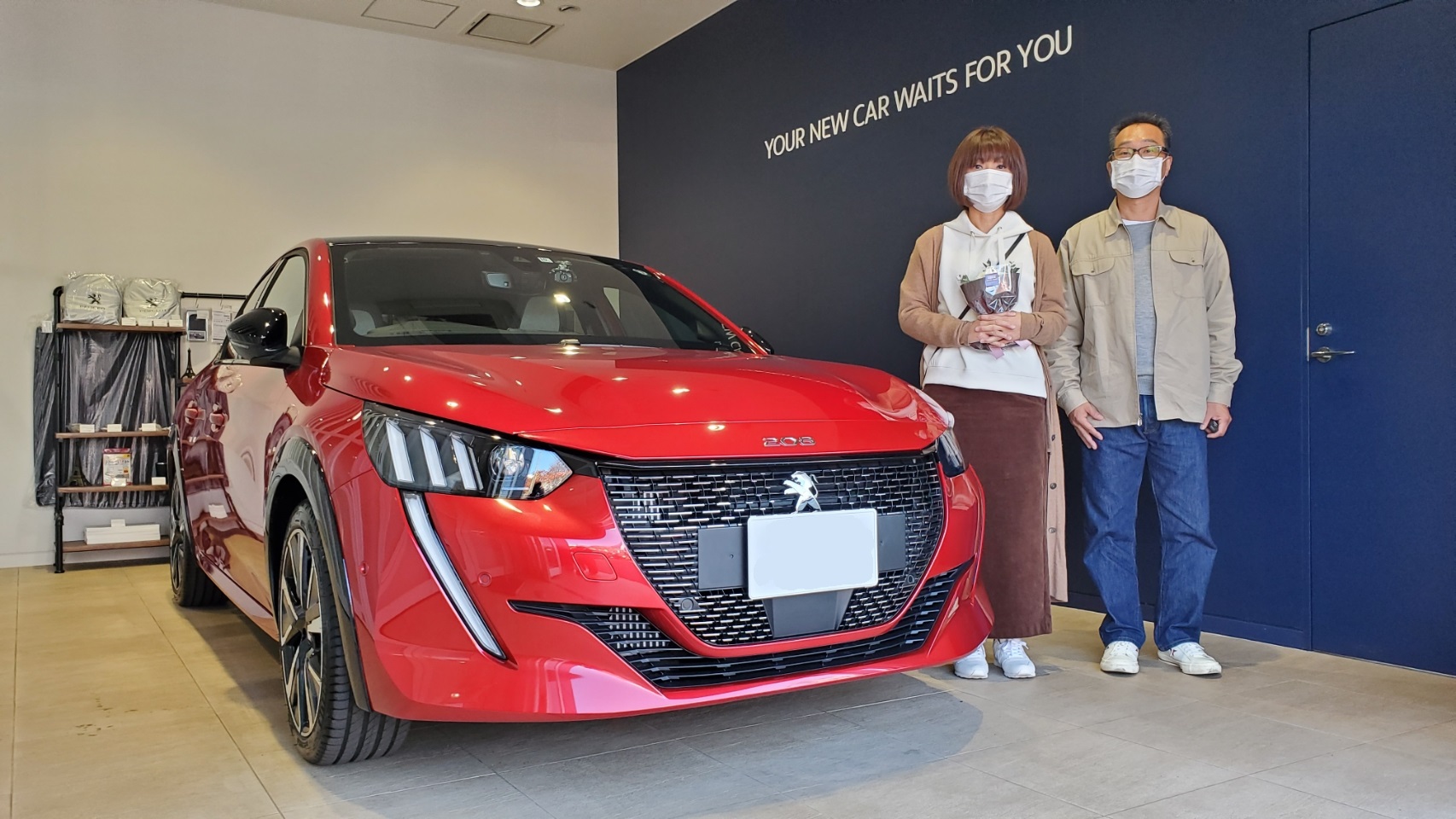 NEW 208 GTLine エリクサー・レッドご納車。