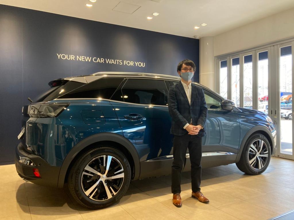 NEW SUV 3008 GT HYBRID4 LEATHERpkg セレベス・ブルーご納車。