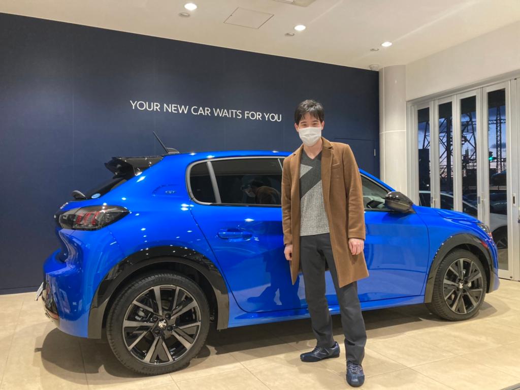 208 GT PGR ヴァーティゴ・ブルーご納車。