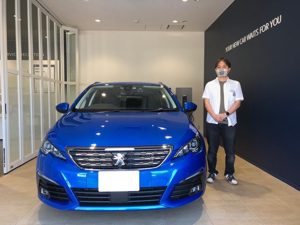 308 SW Allure BlueHDi ヴァーティゴ・ブルーご納車