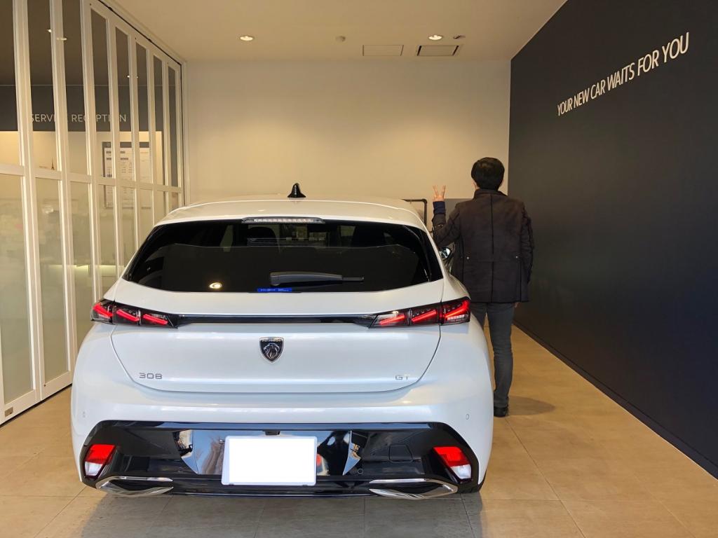 NEW 308 GT BlueHDi パール・ホワイトご納車