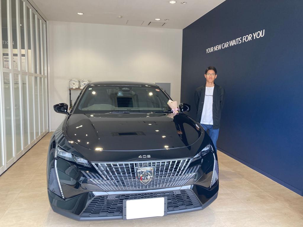 プジョー新潟 - PEUGEOT 408 GT ペルラ・ネラ・ブラック ご納車