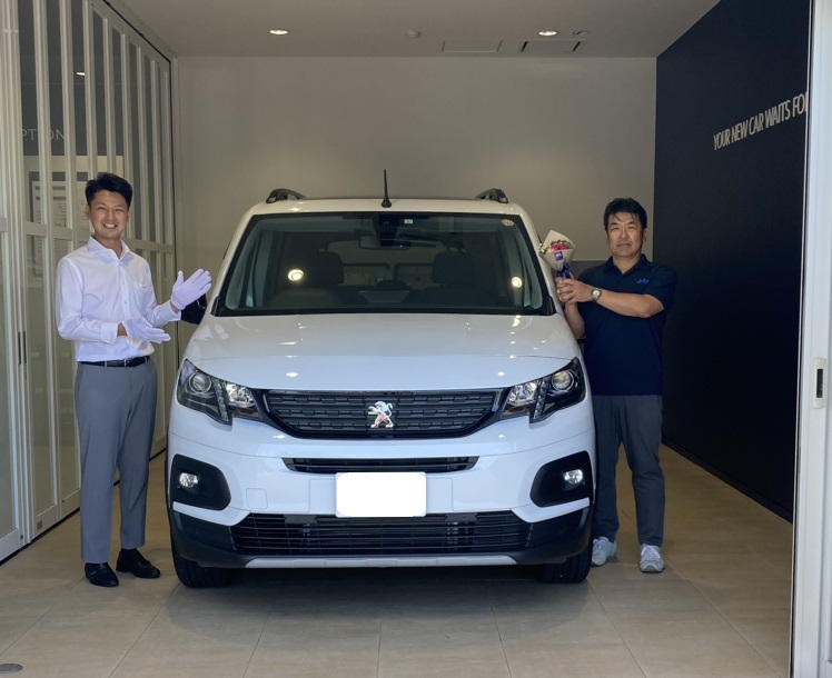 PEUGEOT RIFTER GT アイシー・ホワイト　ご納車