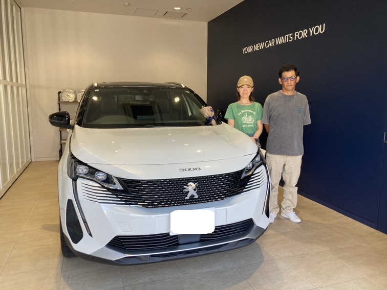 PEUGEOT 3008 GT パール・ホワイト　ご納車