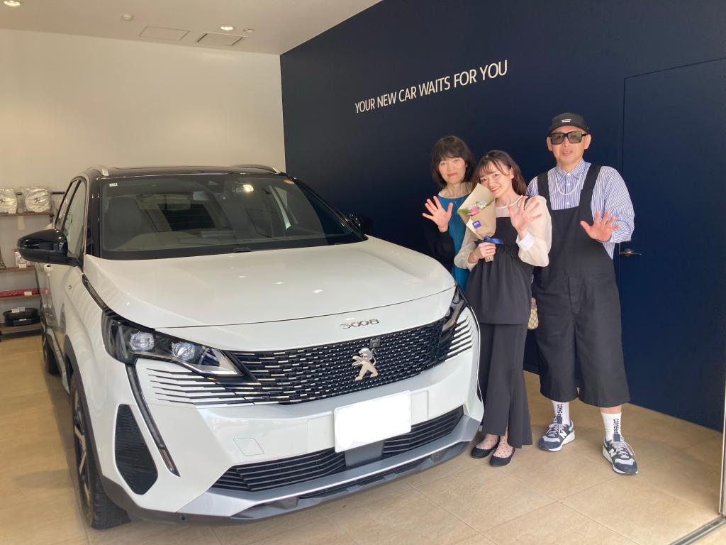 PEUGEOT 3008 GT PSR Exective Editionパール・ホワイト　ご納車