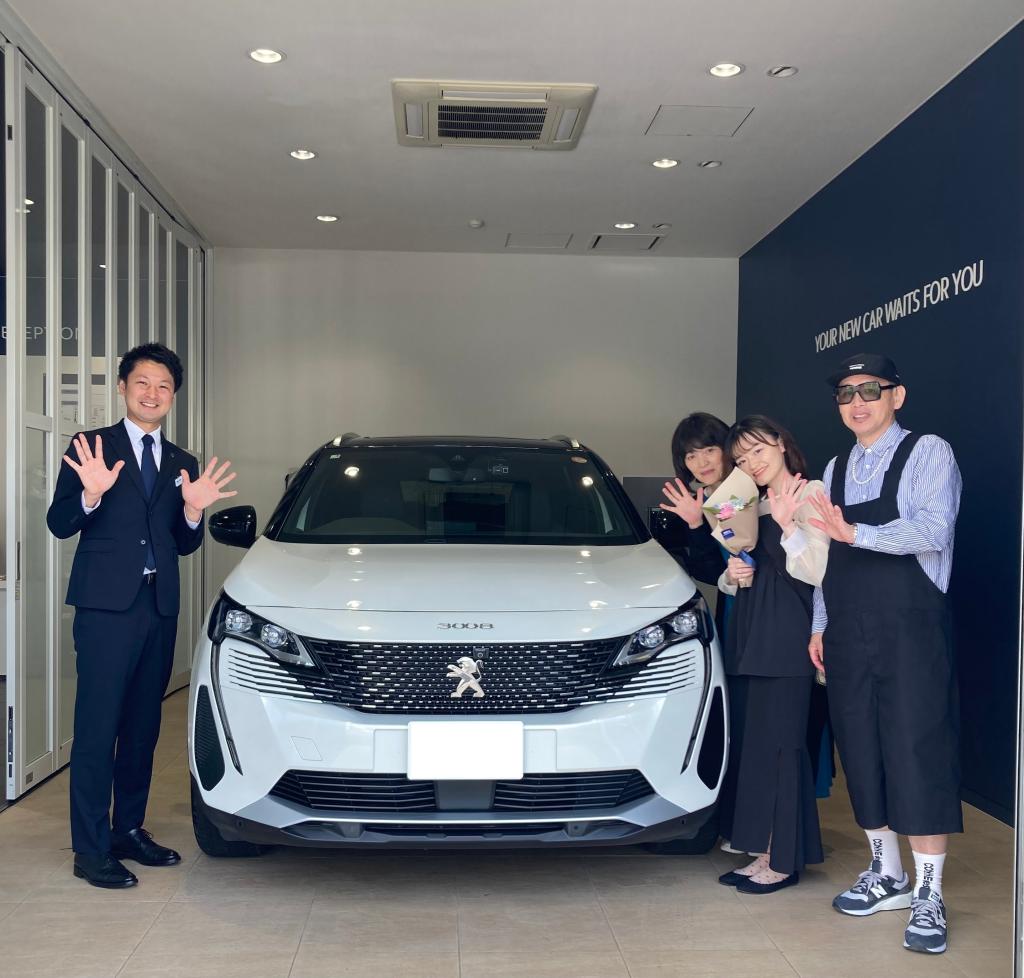 PEUGEOT 3008 GT PSR Exective Editionパール・ホワイト　ご納車