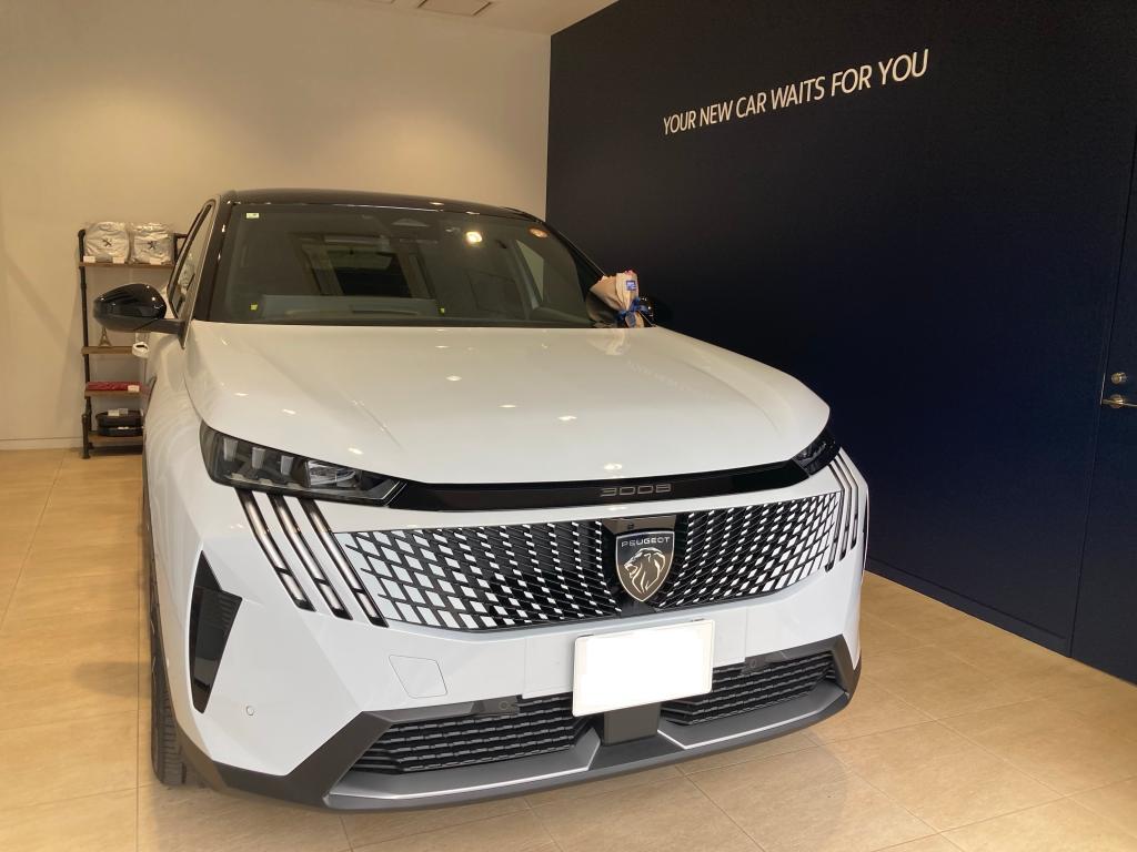PEUGEOT NEW3008 GT HYBRID  アルカンタラパッケージ オケナイト・ホワイト ご納車